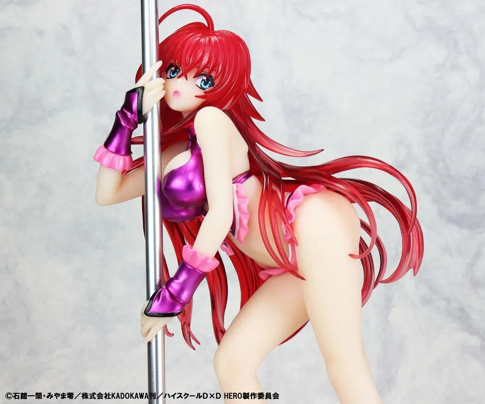 High School DxD Kip 1/7 Rias Gremory Pole Dance Ver. Purple Color 20 cm fotografija proizvoda