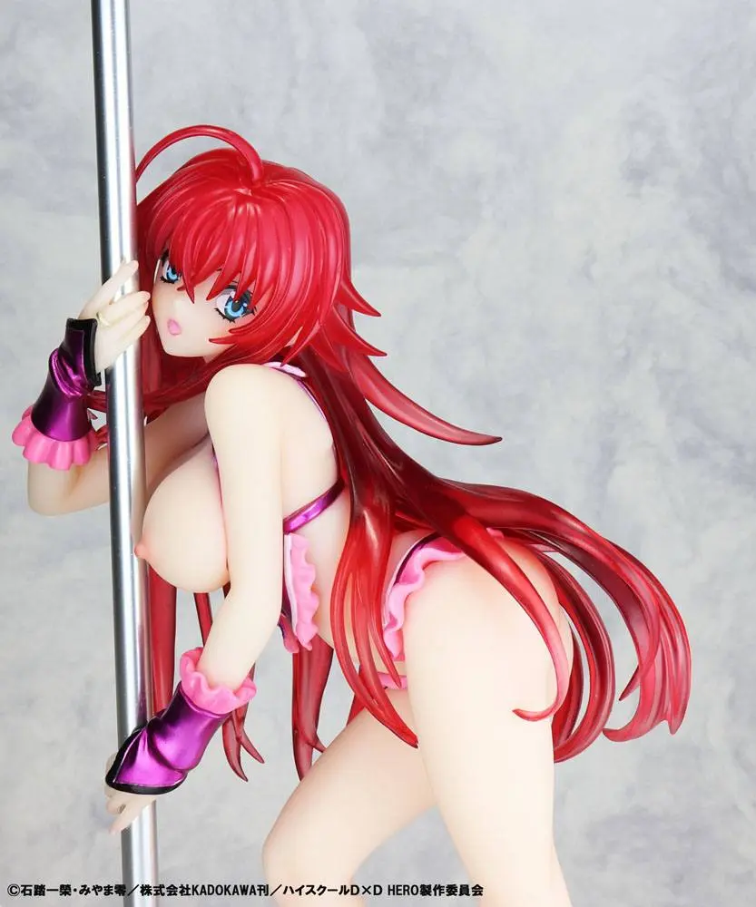 High School DxD Kip 1/7 Rias Gremory Pole Dance Ver. Purple Color 20 cm fotografija proizvoda