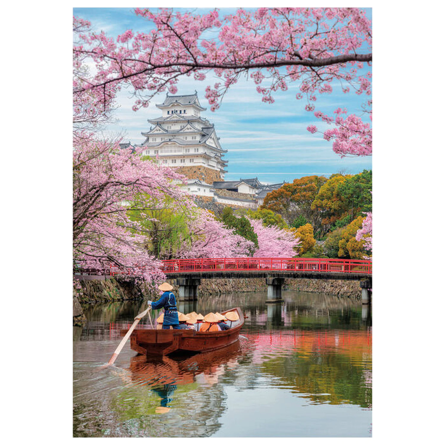 Himeji Castle in Spring slagalica 1000 komada fotografija proizvoda