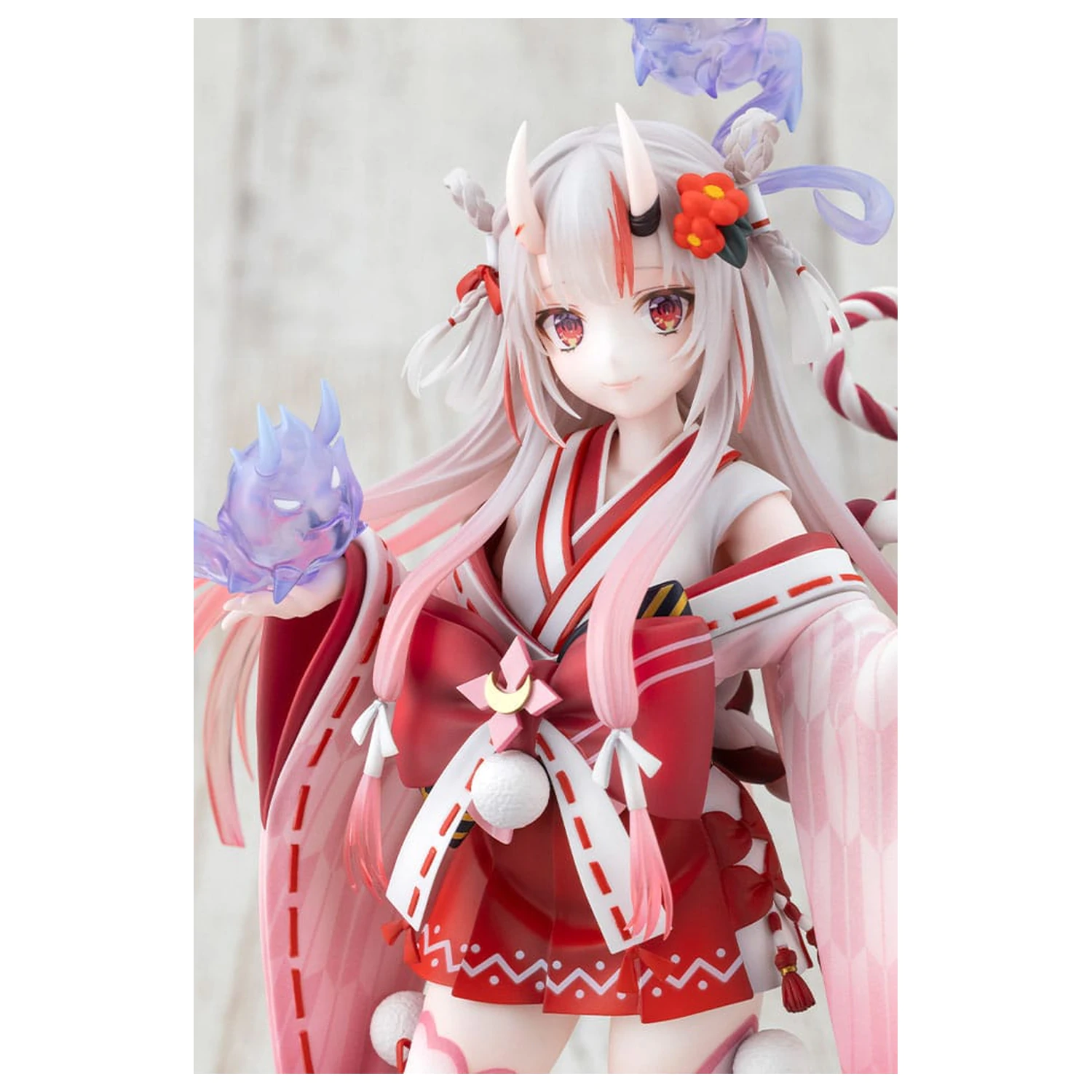 Hololive Production PVC kip 1/7 Nakiri Ayame Shrine Maiden Fortune Outfit Ver. 26 cm fotografija proizvoda