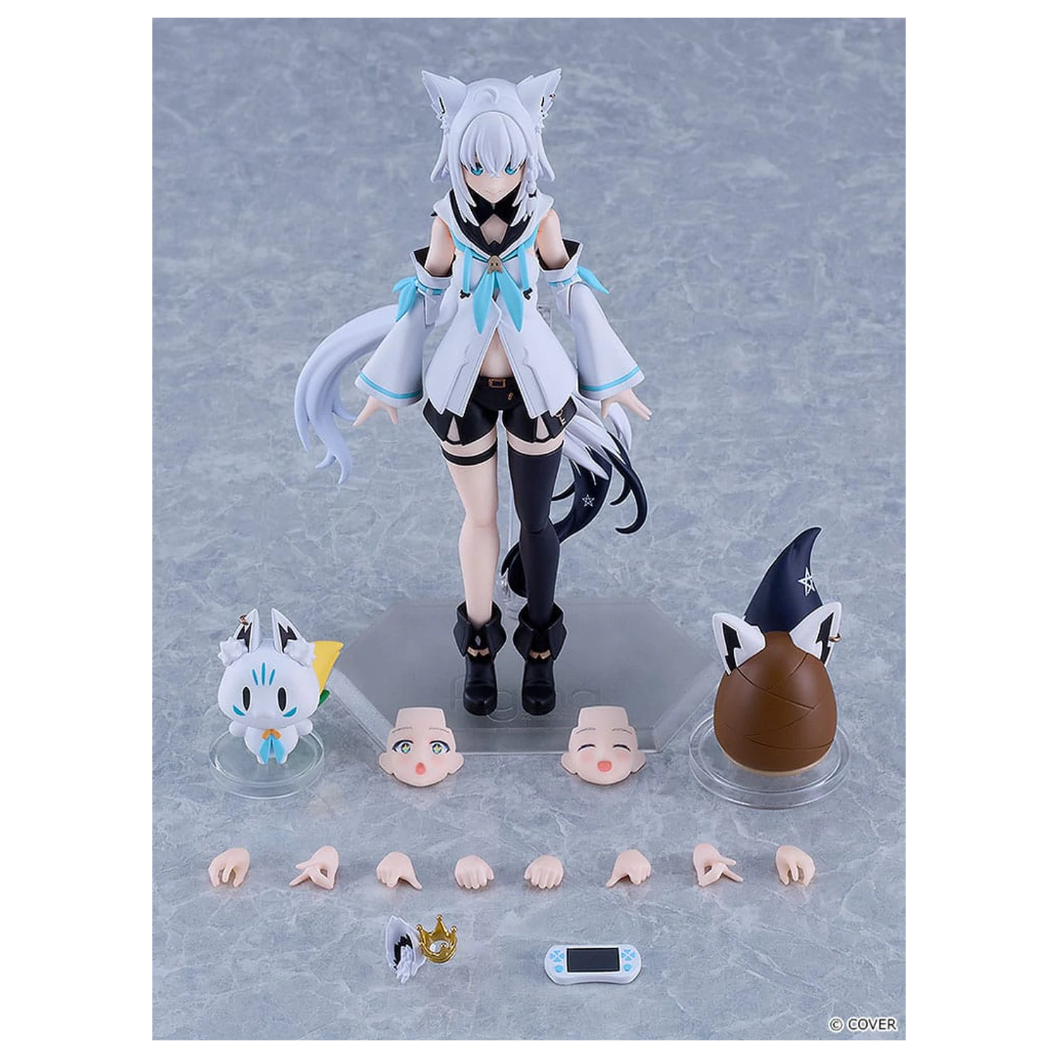 Hololive Production Figma Akcijska figura Shirakami Fubuki 15 cm fotografija proizvoda