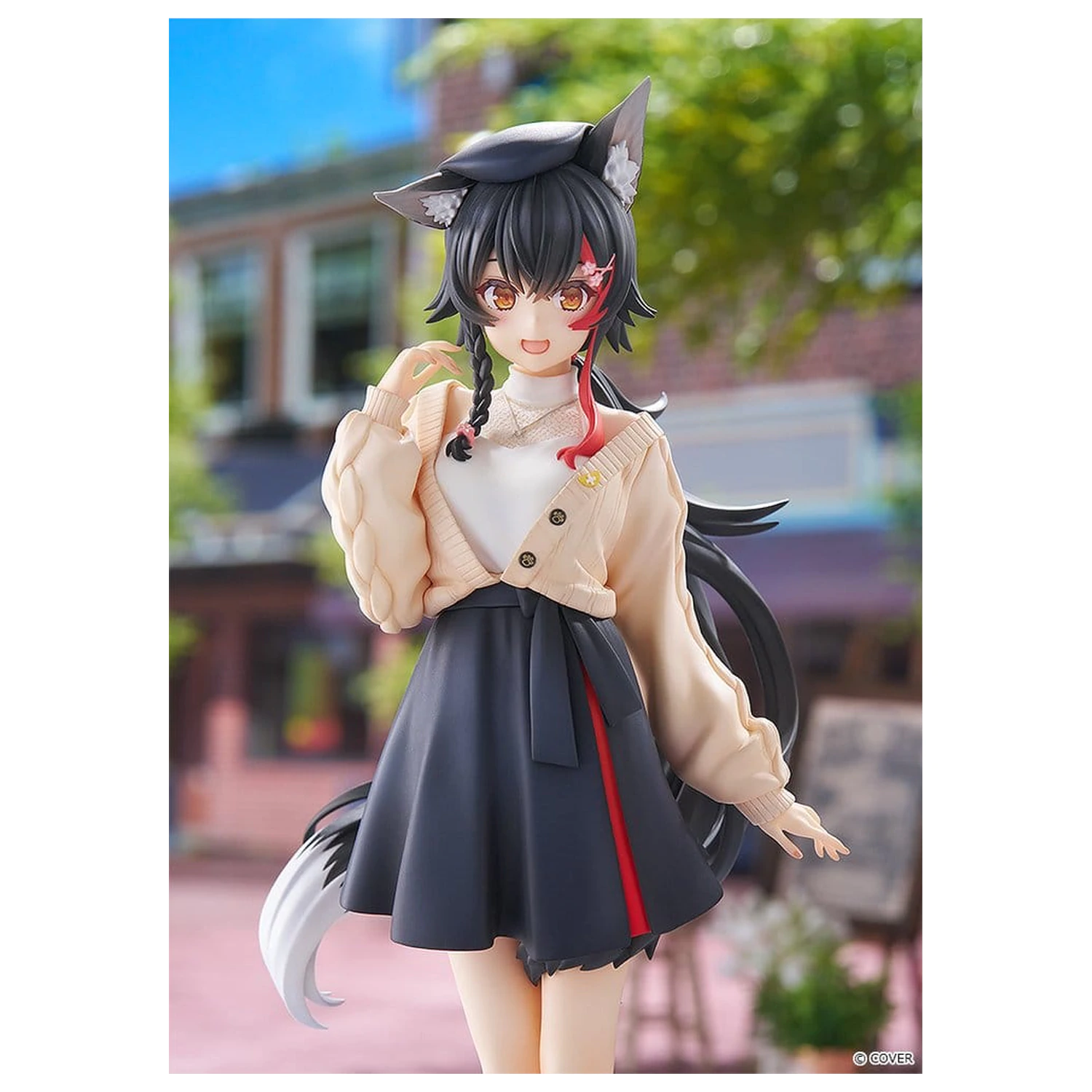 Hololive Production G.S. Collection PVC figura 1/7 Ookami Mio Date Style - Street Outfit Ver. 24 cm fotografija proizvoda