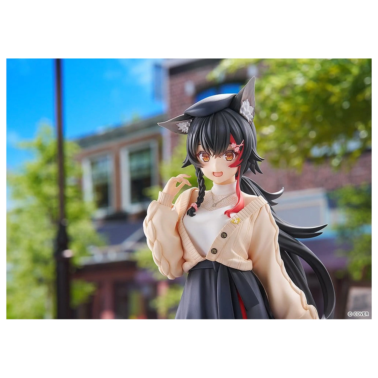 Hololive Production G.S. Collection PVC figura 1/7 Ookami Mio Date Style - Street Outfit Ver. 24 cm fotografija proizvoda
