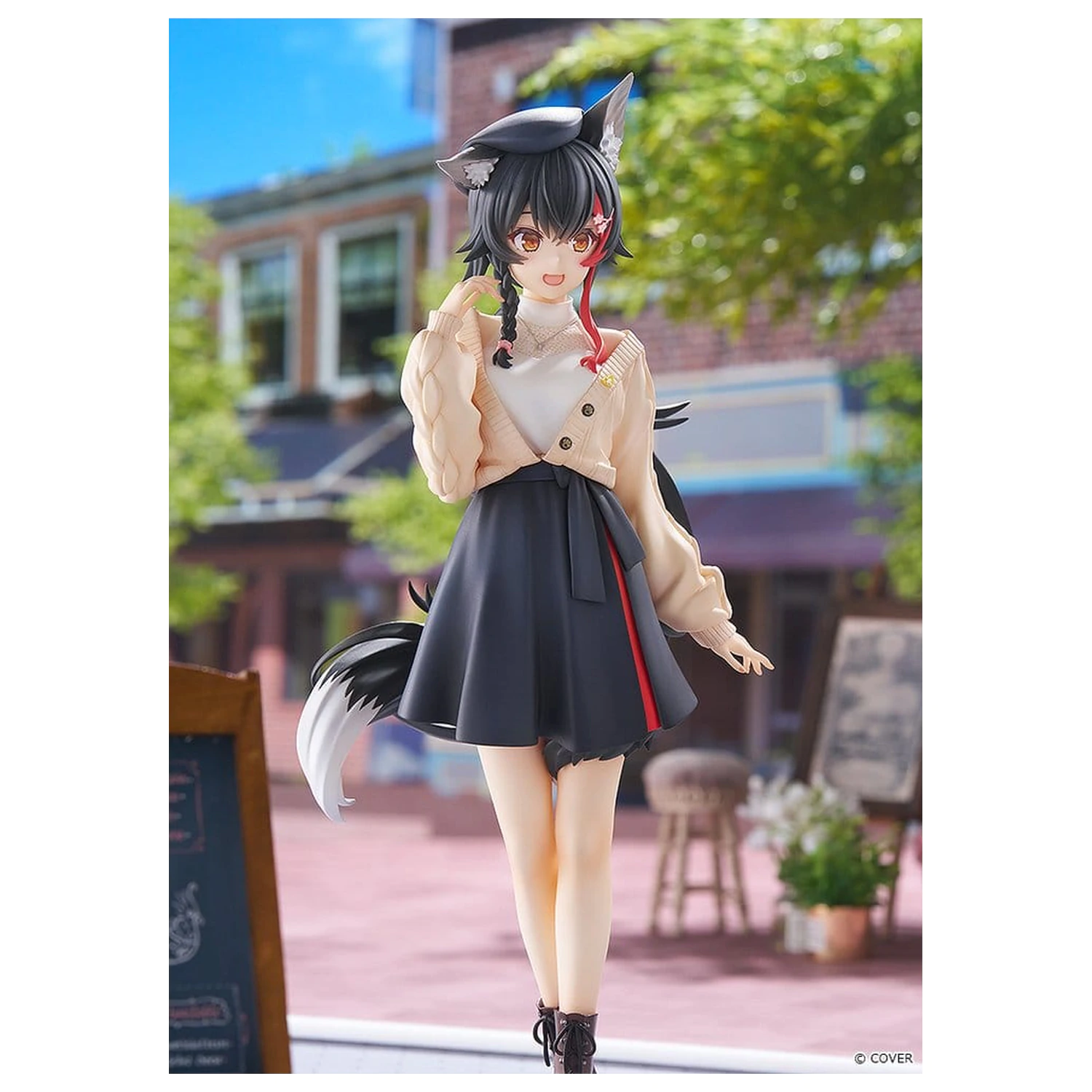 Hololive Production G.S. Collection PVC figura 1/7 Ookami Mio Date Style - Street Outfit Ver. 24 cm fotografija proizvoda