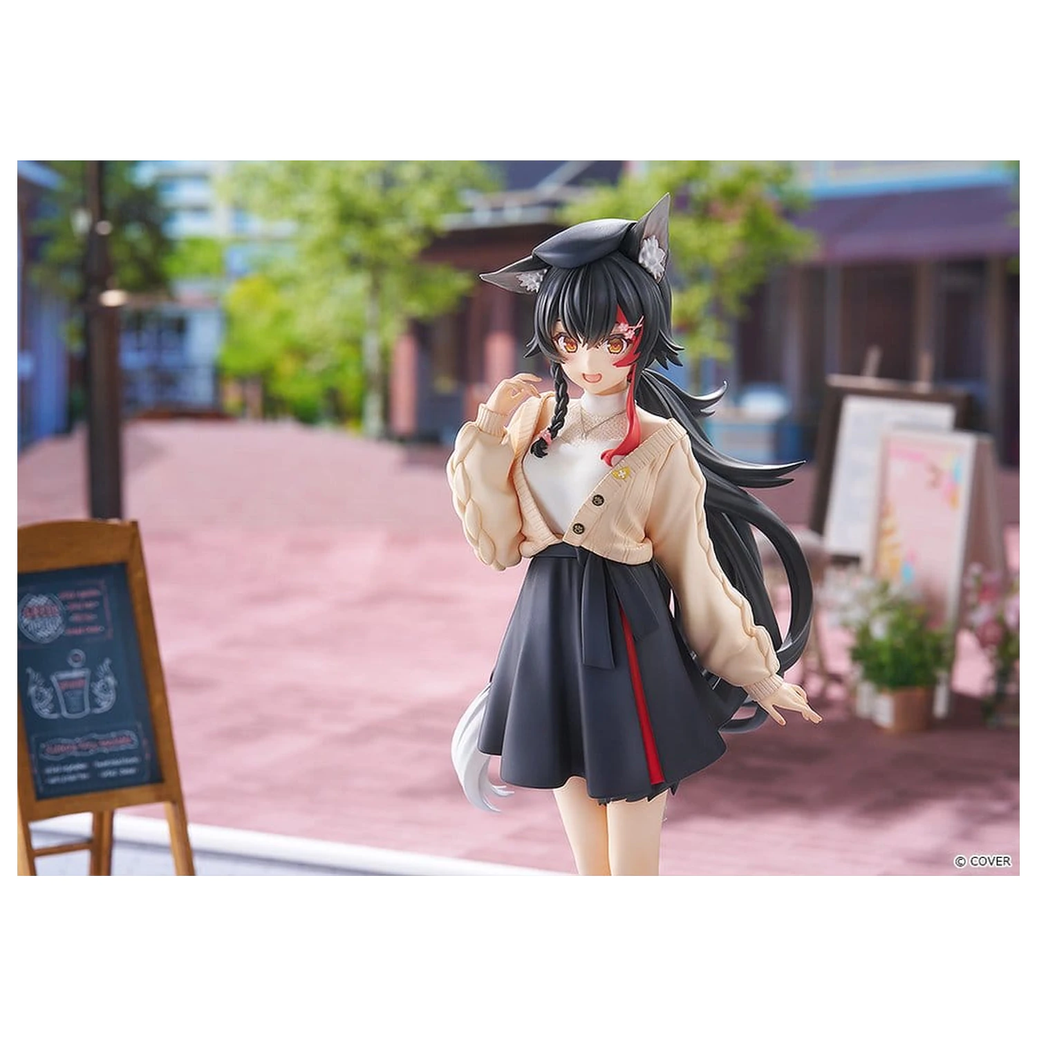 Hololive Production G.S. Collection PVC figura 1/7 Ookami Mio Date Style - Street Outfit Ver. 24 cm fotografija proizvoda