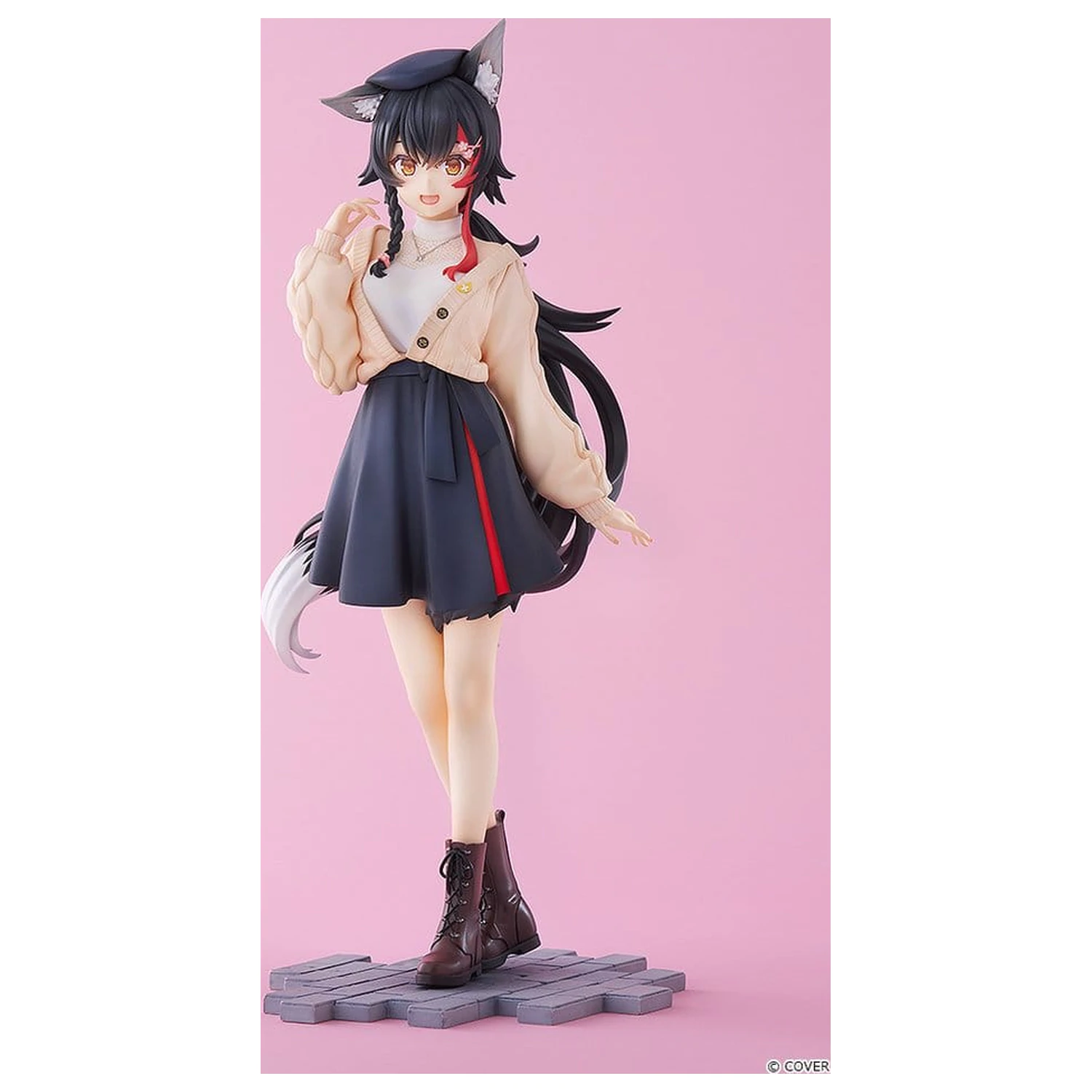 Hololive Production G.S. Collection PVC figura 1/7 Ookami Mio Date Style - Street Outfit Ver. 24 cm fotografija proizvoda