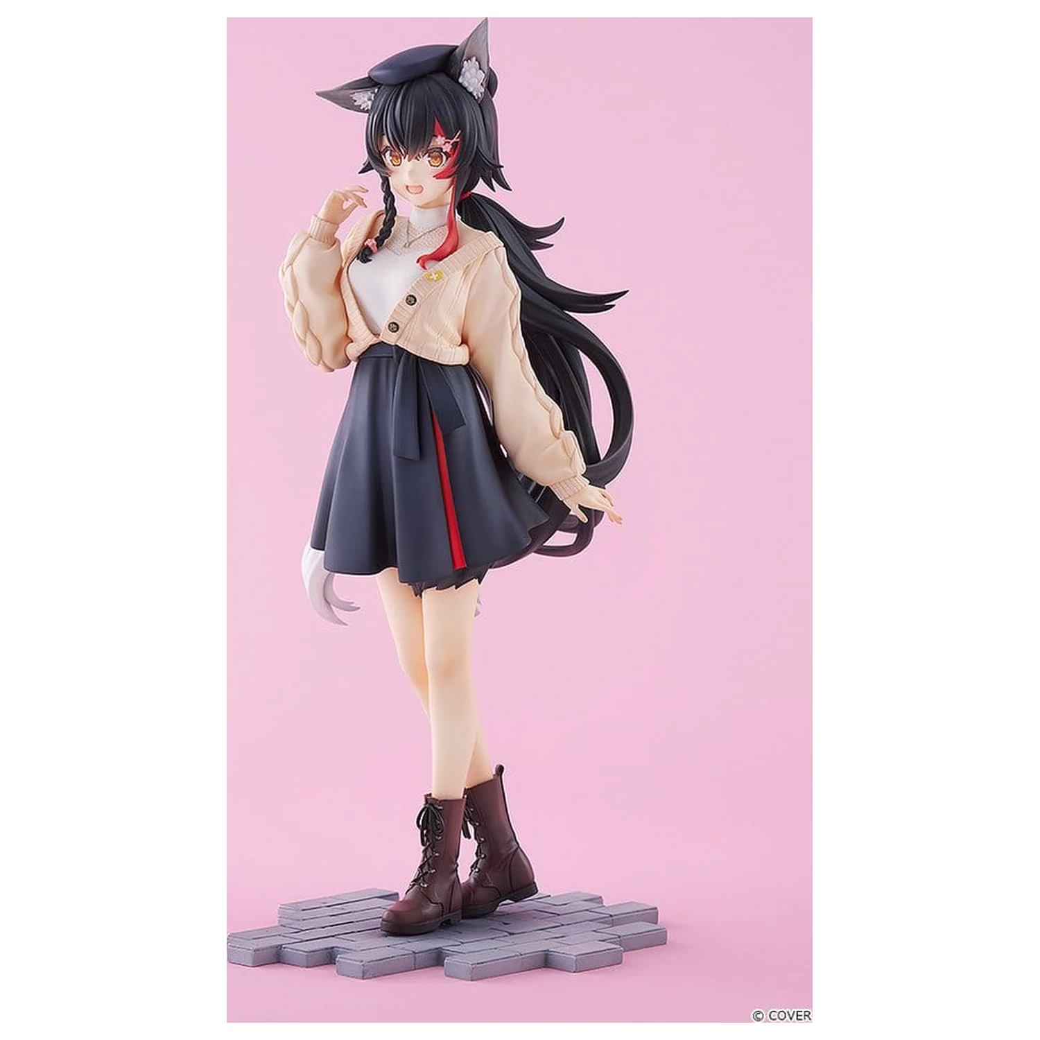 Hololive Production G.S. Collection PVC figura 1/7 Ookami Mio Date Style - Street Outfit Ver. 24 cm fotografija proizvoda