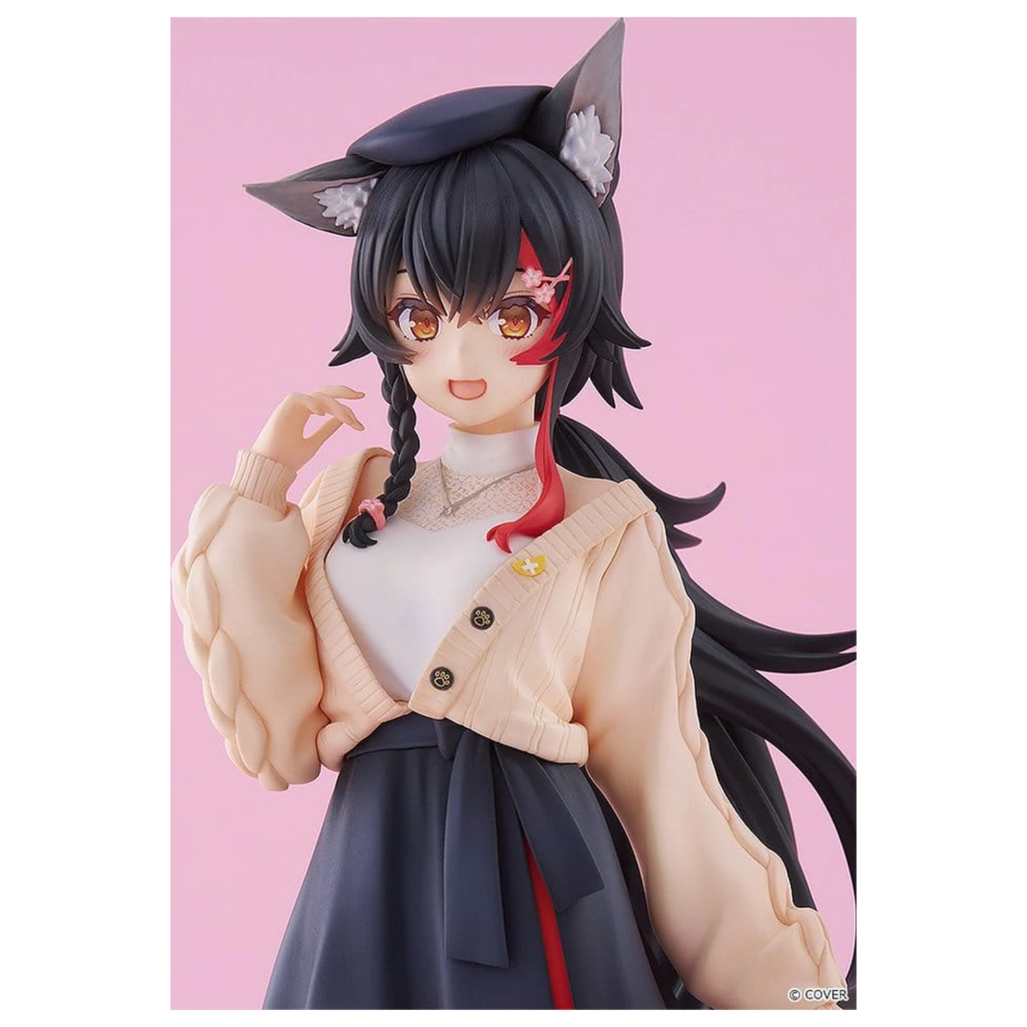 Hololive Production G.S. Collection PVC figura 1/7 Ookami Mio Date Style - Street Outfit Ver. 24 cm fotografija proizvoda