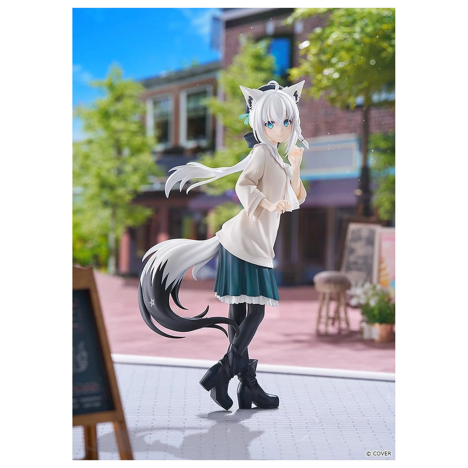 Hololive Production G.S. Collection PVC figura 1/7 Shirakami Fubuki: Date Style - Casual Outfit Ver. 22 cm fotografija proizvoda