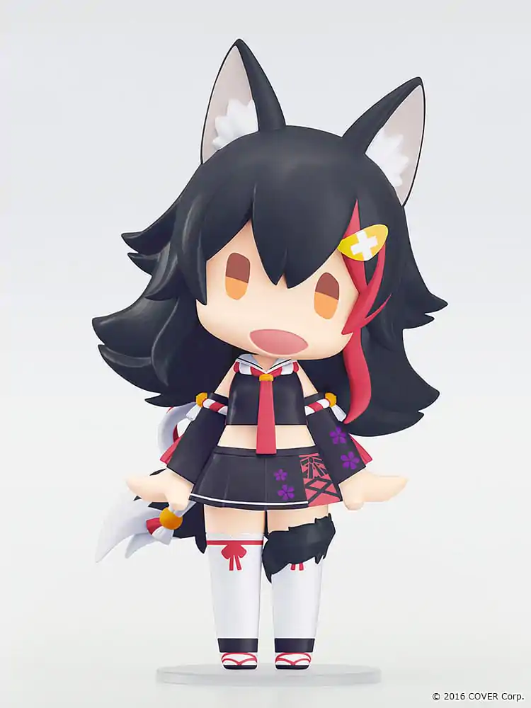Hololive Production HELLO! GOOD SMILE akcijska figura Ookami Mio 10 cm fotografija proizvoda