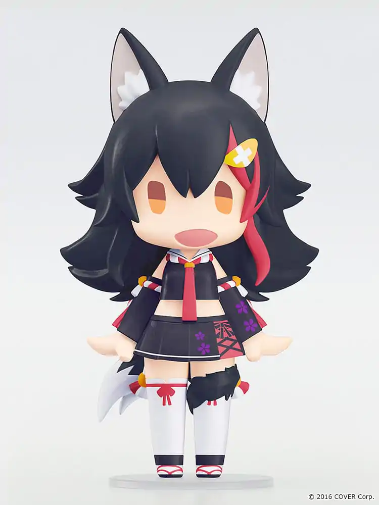 Hololive Production HELLO! GOOD SMILE akcijska figura Ookami Mio 10 cm fotografija proizvoda