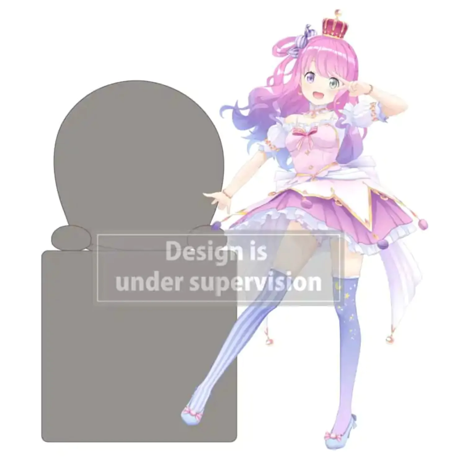 Hololive Production Hikkake PVC Kipić Himemori Luna 10 cm fotografija proizvoda