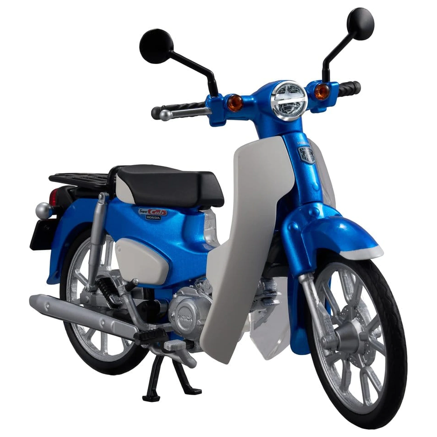 Honda Kaitanics Plastic Model Kit Super Cub 110 Glint Wave Blue Metalic fotografija proizvoda
