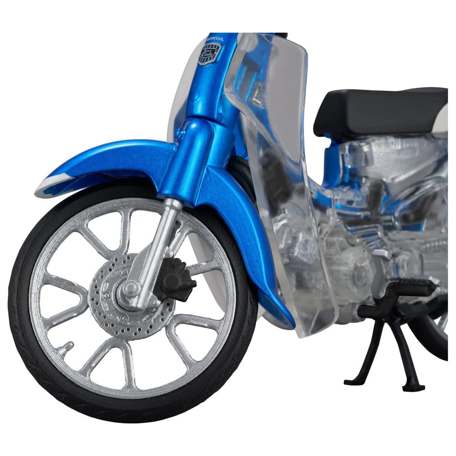 Honda Kaitanics Plastic Model Kit Super Cub 110 Glint Wave Blue Metalic fotografija proizvoda