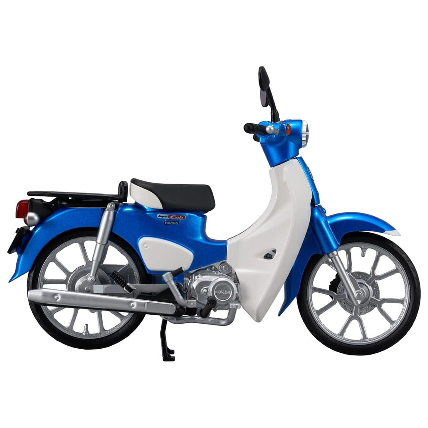 Honda Kaitanics Plastic Model Kit Super Cub 110 Glint Wave Blue Metalic fotografija proizvoda