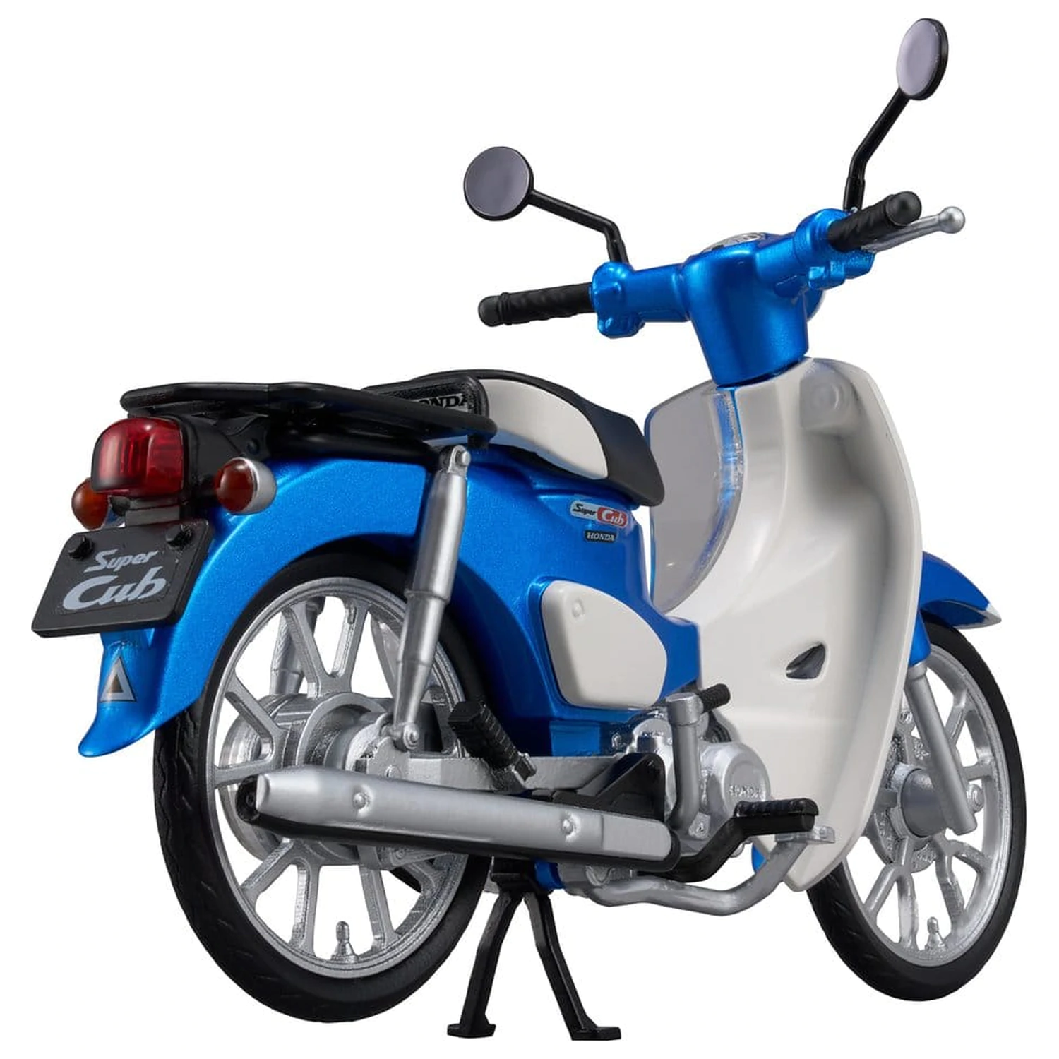 Honda Kaitanics Plastic Model Kit Super Cub 110 Glint Wave Blue Metalic fotografija proizvoda