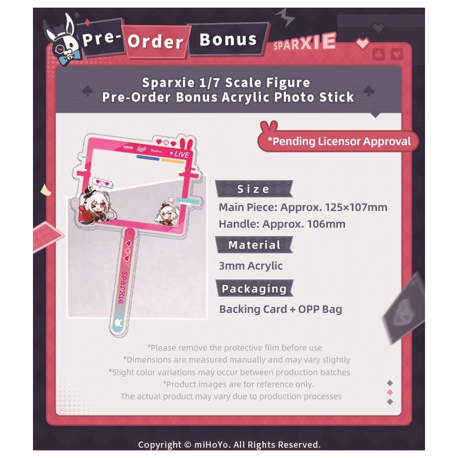Honkai: Star Rail PVC figura 1/7 Sparkle s bonusom 34 cm fotografija proizvoda