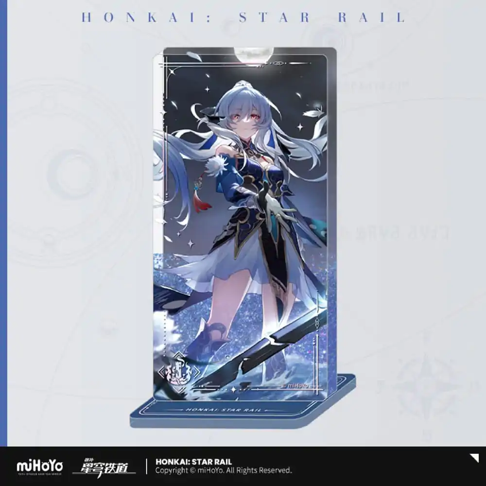 Honkai: Star Rail Light Cone Akrilni Ornament sa šljokicama: Jingliu I shall be my own Sowrd 15 cm fotografija proizvoda
