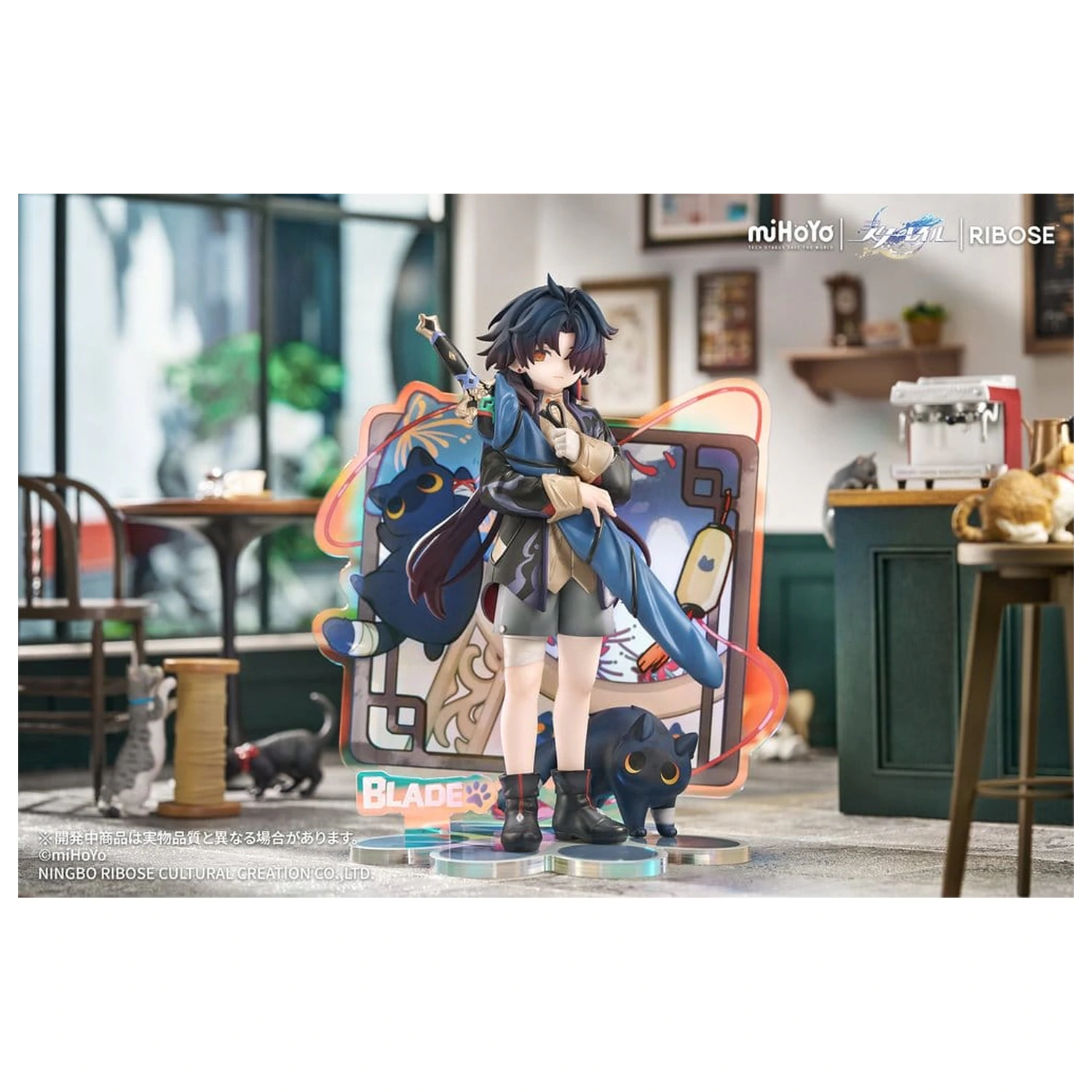 Honkai: Star Rail Rise Up+ Chibi Cat Series Chibi figura Blade Ver. 19 cm fotografija proizvoda