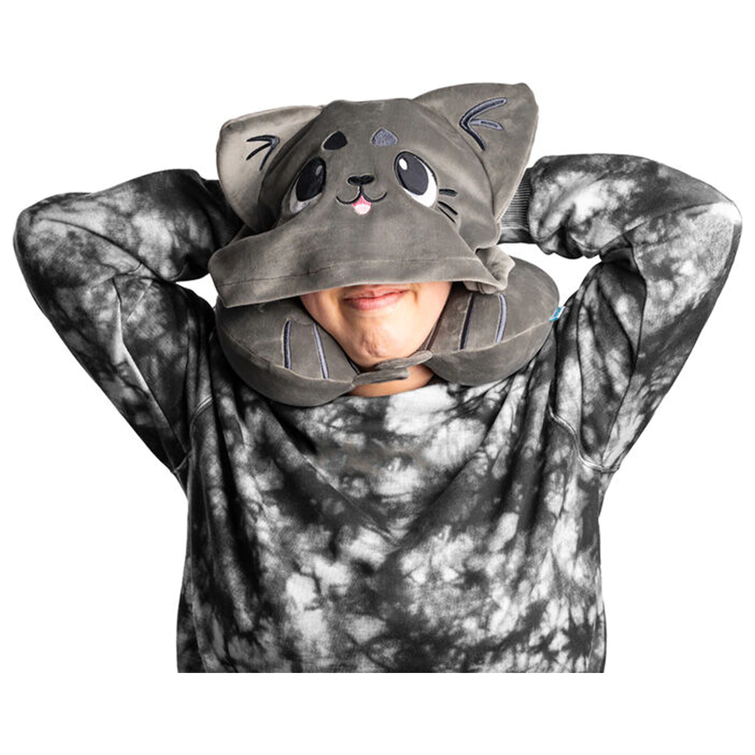 Hoodeazzz Cats Beans & Co putni jastuk s kapuljačom fotografija proizvoda
