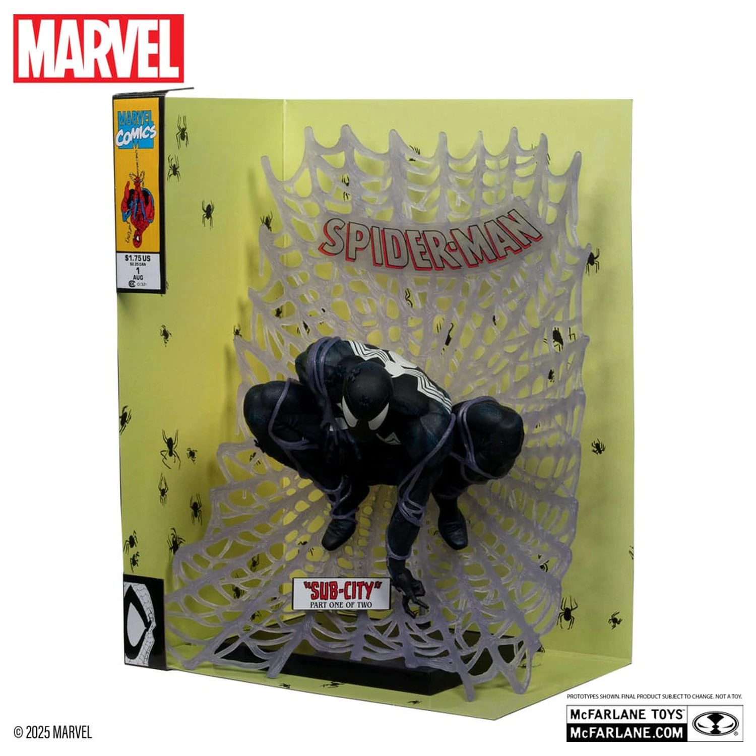 Marvel Collection PVC kip 1/6 Spider-Man (Spider-Man #1)(Black Suit)(Chase) 28 cm fotografija proizvoda