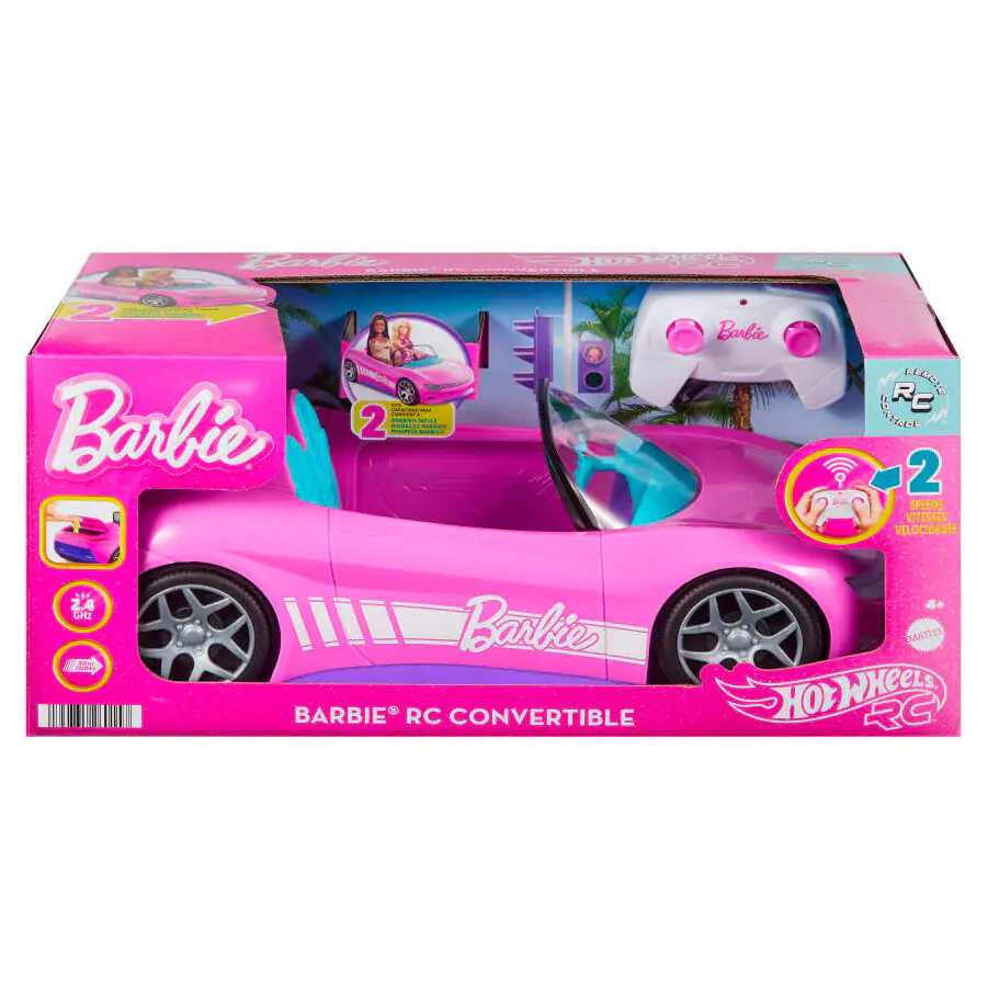 Hot Wheels Barbie radio upravljani kabriolet automobil fotografija proizvoda