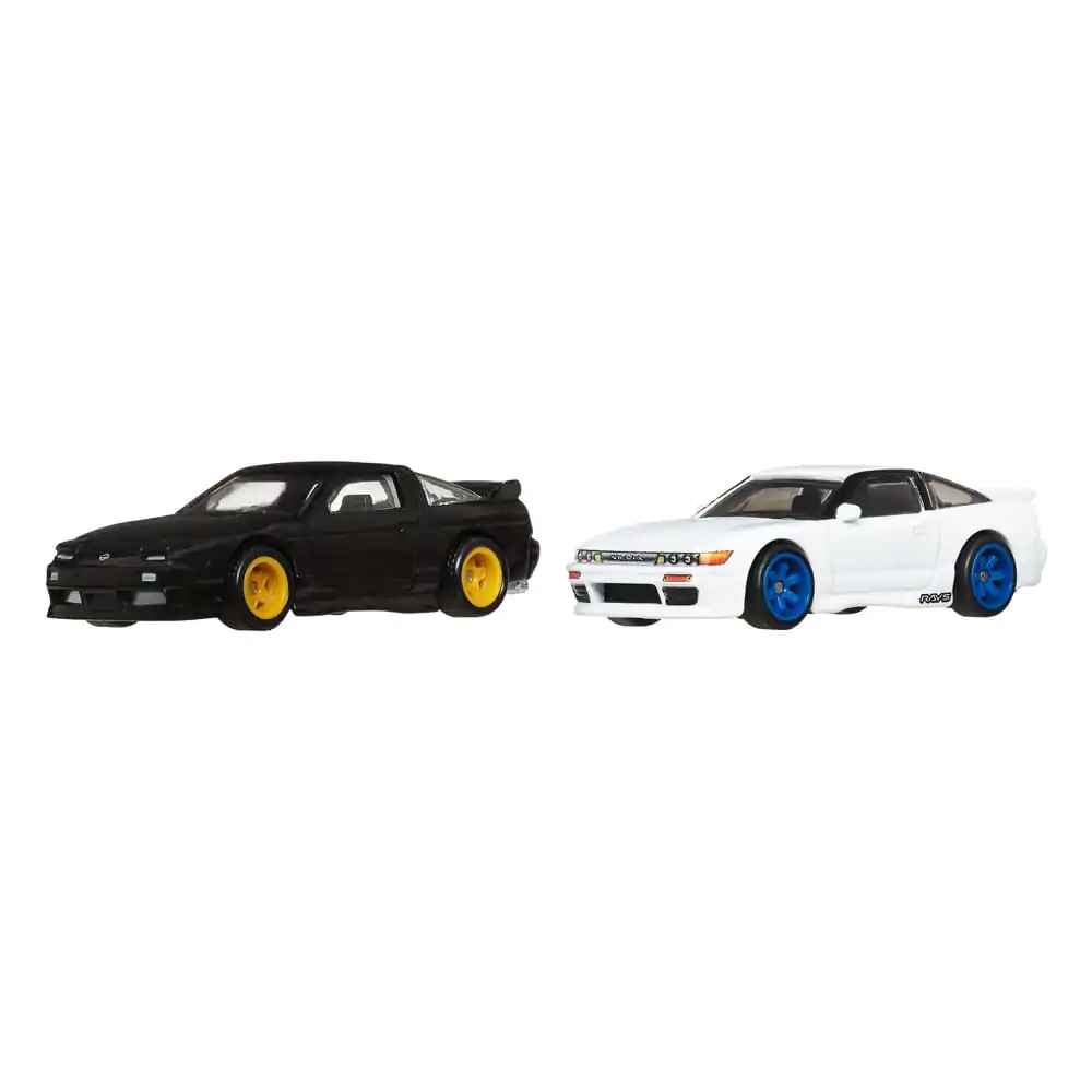Hot Wheels Premium Car Culture Diecast vozilo 2-Pack 1/64 '96 Nissan 180SX Type X & Nissan SilEighty fotografija proizvoda