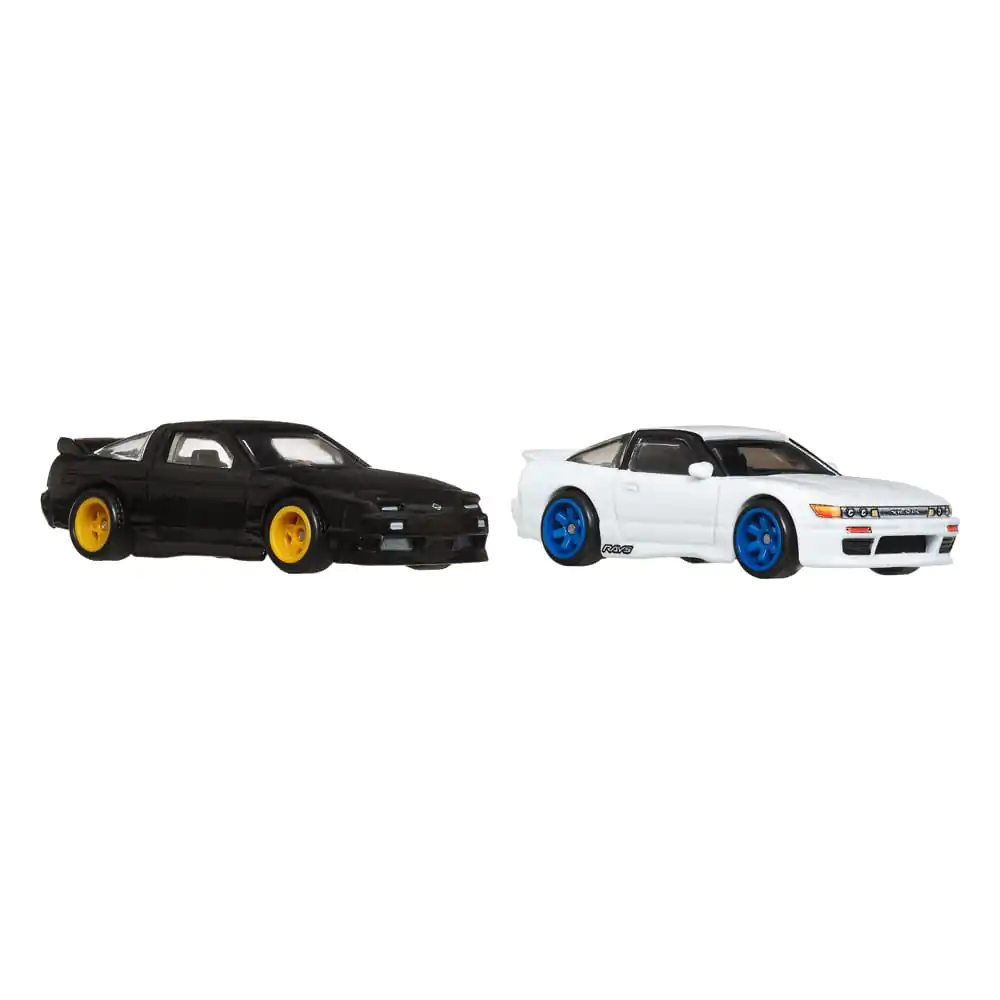 Hot Wheels Premium Car Culture Diecast vozilo 2-Pack 1/64 '96 Nissan 180SX Type X & Nissan SilEighty fotografija proizvoda