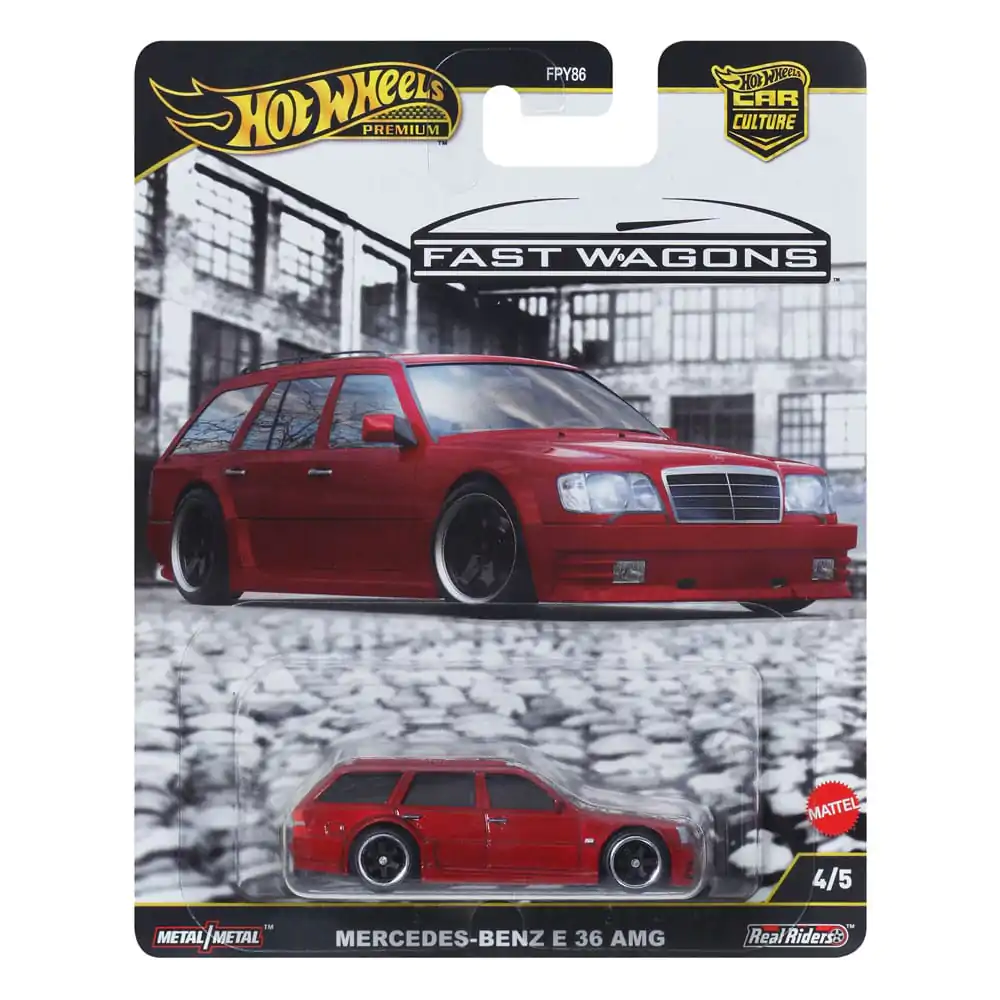 Hot Wheels Premium Car Culture Diecast vozilo 1/64 Mercedes-Benz E 36 AMG fotografija proizvoda