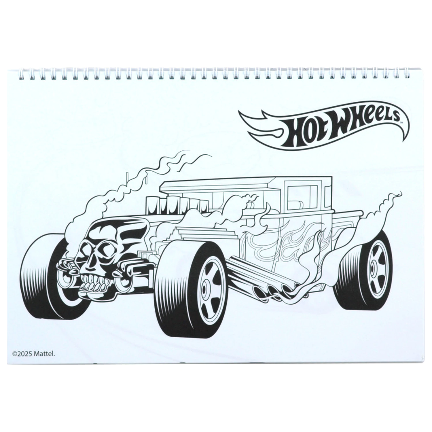 Hot Wheels Challenge A/4 Spiralni blok za skiciranje 40 listova sa naljepnicama fotografija proizvoda