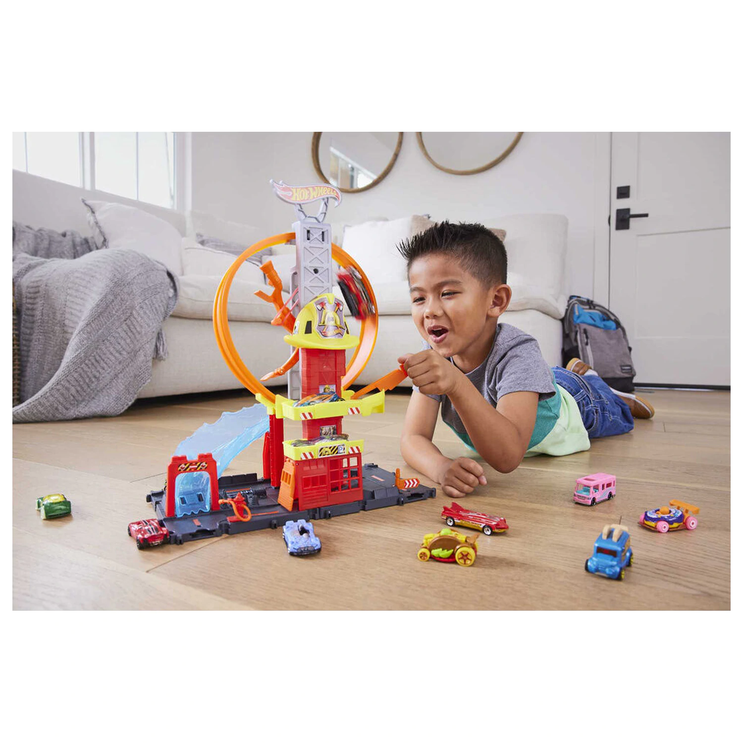 Hot Wheels City Super vatrogasna postaja komplet za igru fotografija proizvoda