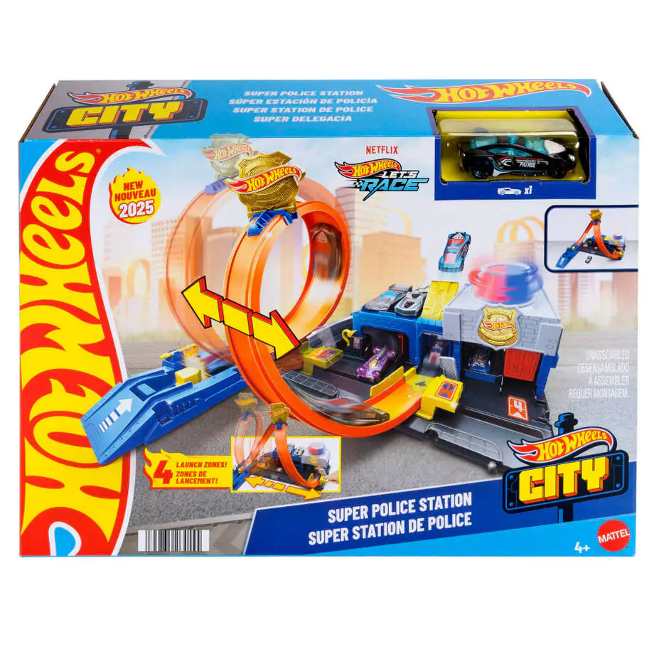 Hot Wheels City Super policijska postaja set za igru fotografija proizvoda