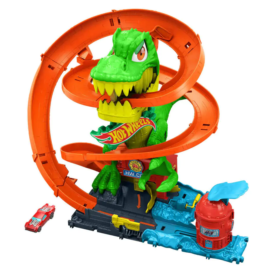 Hot Wheels City T-Rex Blaze Battle set za igru fotografija proizvoda