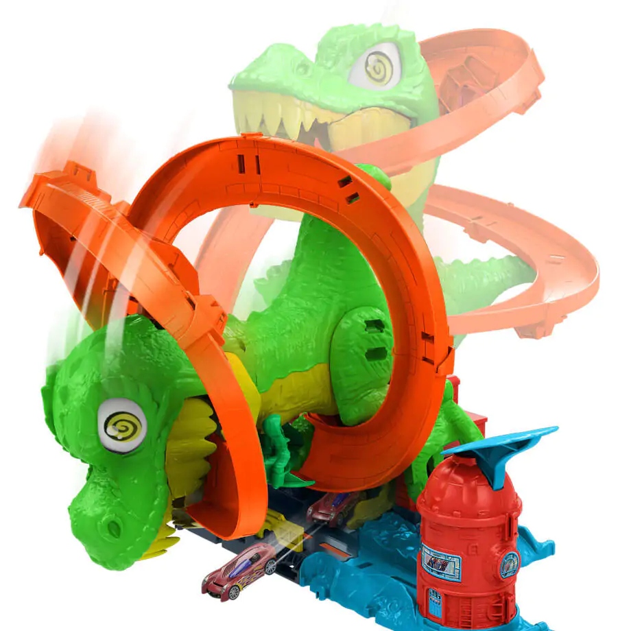 Hot Wheels City T-Rex Blaze Battle set za igru fotografija proizvoda