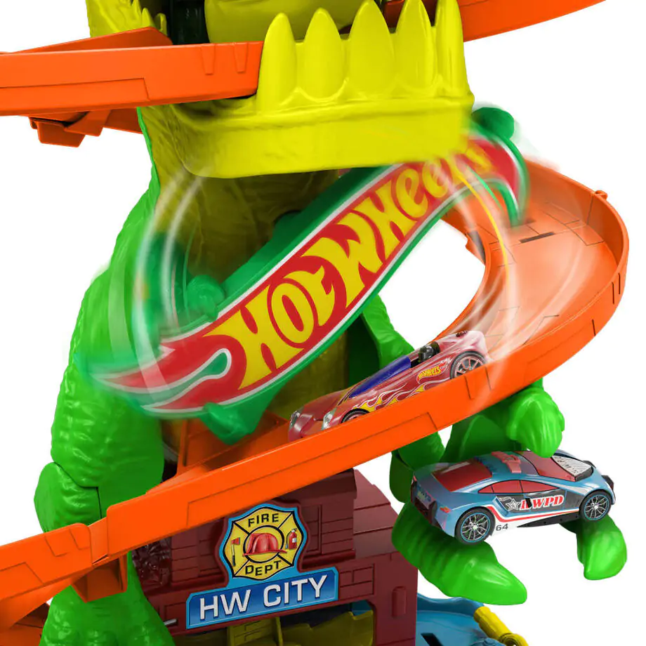 Hot Wheels City T-Rex Blaze Battle set za igru fotografija proizvoda