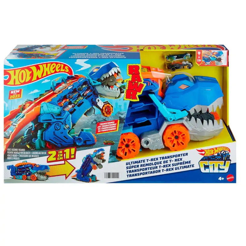 Hot Wheels City Ultimativni T-Rex Transporter fotografija proizvoda