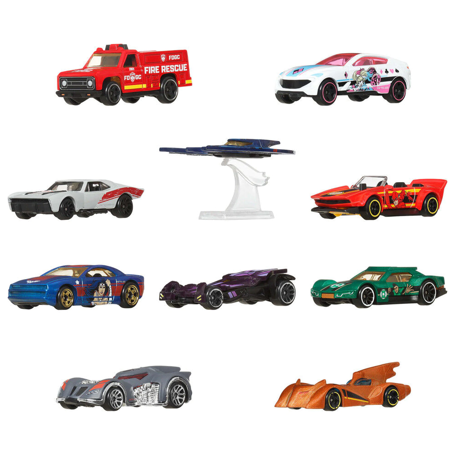 Hot Wheels DC Universe Batman pakiranje od 10 vozila fotografija proizvoda