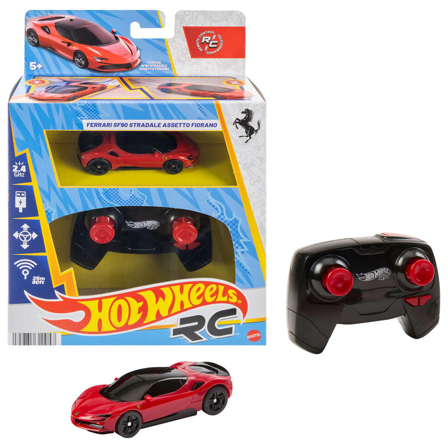 Hot Wheels Ferrari SF90 radio-upravljani automobil fotografija proizvoda