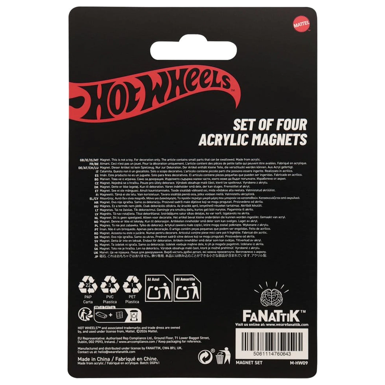 Hot Wheels Magnet Set Lokacija fotografija proizvoda