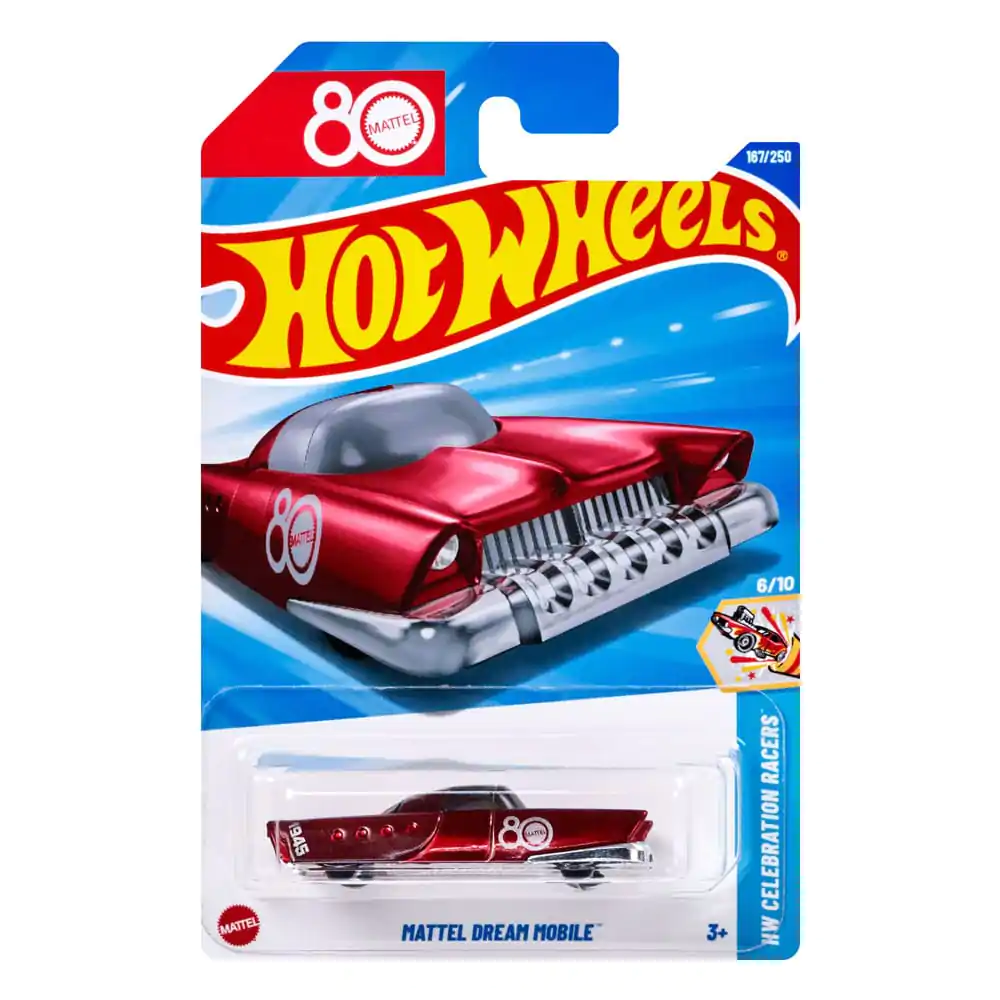Hot Wheels HW Celebration Racers Diecast Model Automobil 1/64 80. obljetnica Mattel Dream Mobile fotografija proizvoda
