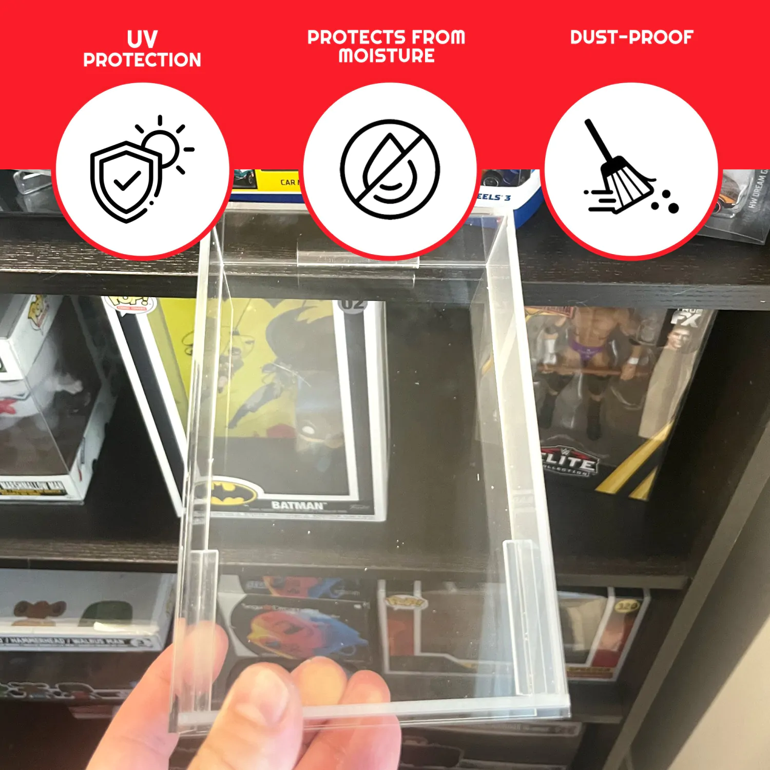 Hot Wheels Mainline akrilna kutija, 2-Pack fotografija proizvoda