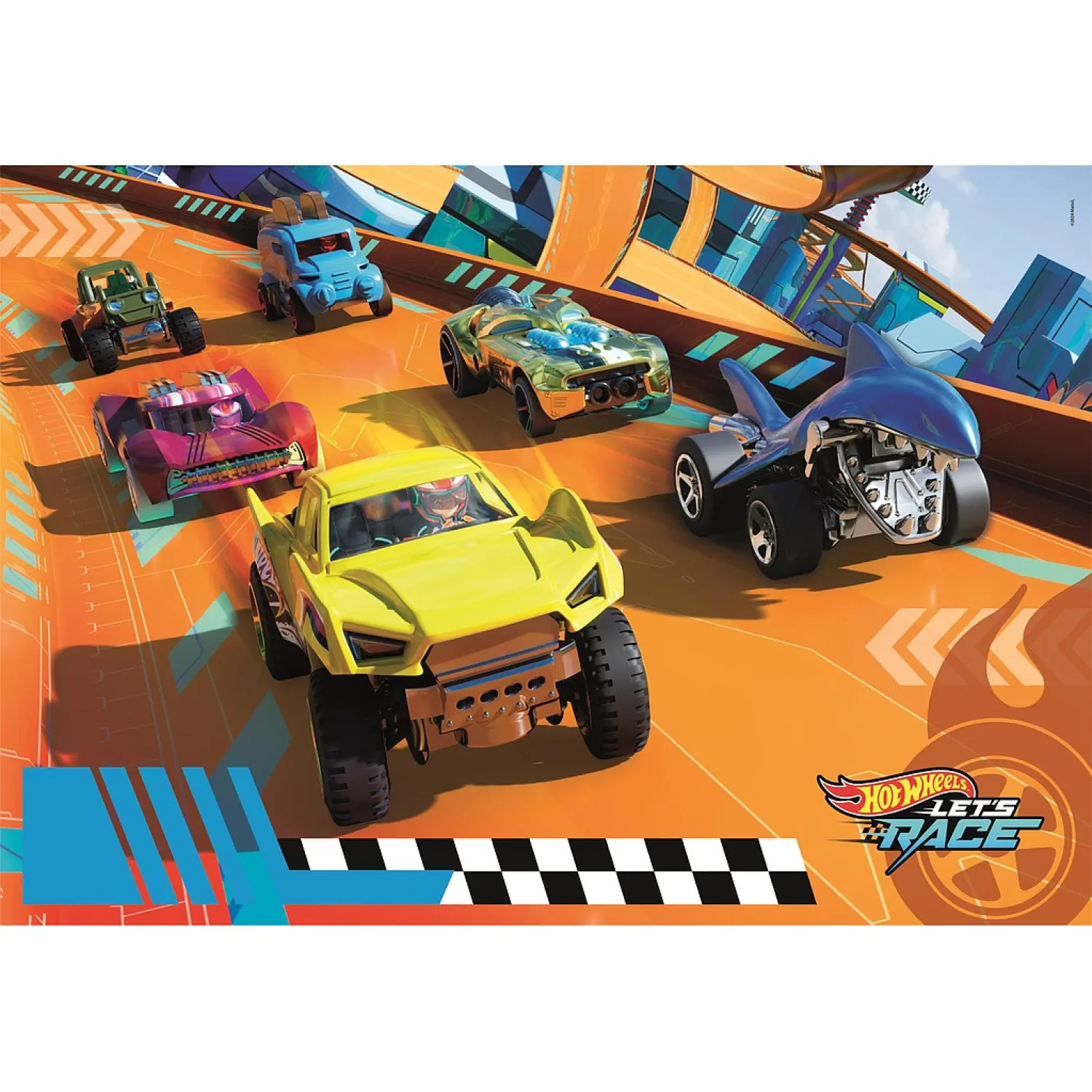 Hot Wheels maxi puzzle 104 komada fotografija proizvoda