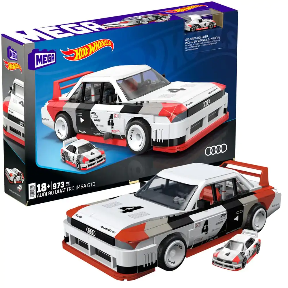 Hot Wheels MEGA Set za gradnju 1/15 Audi 90 Quattro IMSA GTO 29 cm fotografija proizvoda