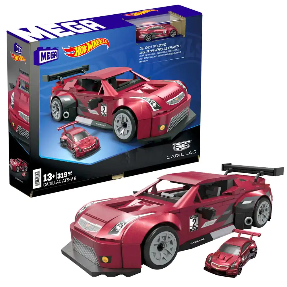 Hot Wheels MEGA konstrukcijski set 1/24 Cadillac ATS-V R 20 cm fotografija proizvoda