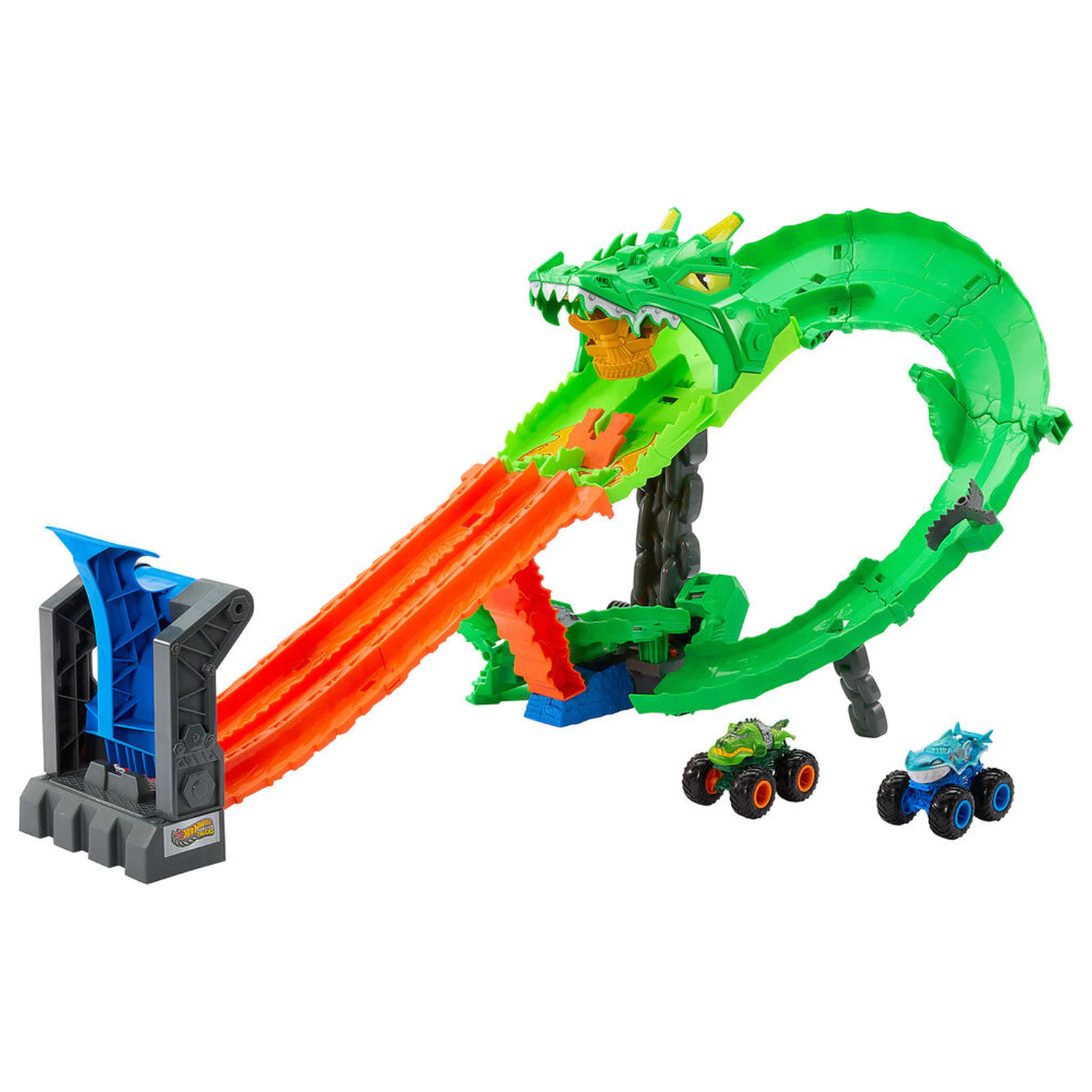 Hot Wheels Monster Trucks Dragon Demolition fotografija proizvoda