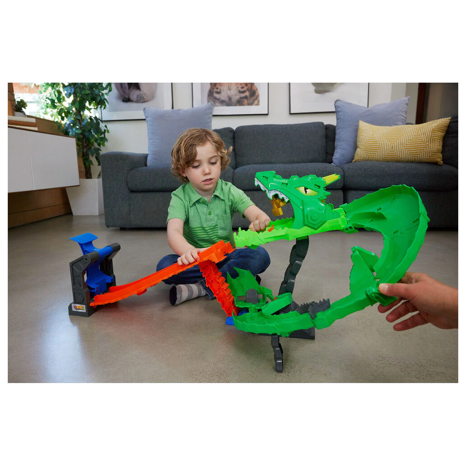 Hot Wheels Monster Trucks Dragon Demolition fotografija proizvoda