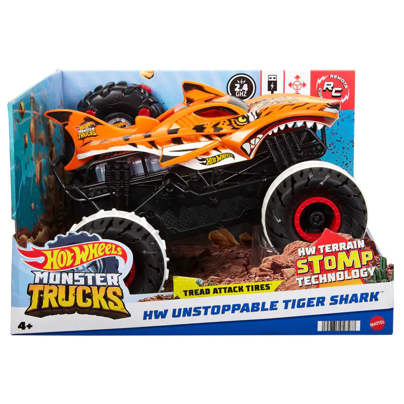 Hot Wheels Monster Trucks Nezaustavljivi Tigar Morski Pas fotografija proizvoda