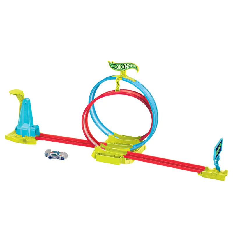 Hot Wheels Neon Speeders Laser Stunt Slamway fotografija proizvoda