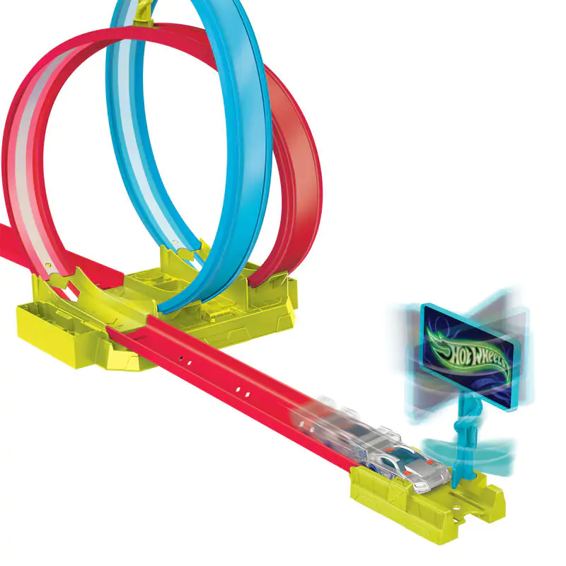 Hot Wheels Neon Speeders Laser Stunt Slamway fotografija proizvoda