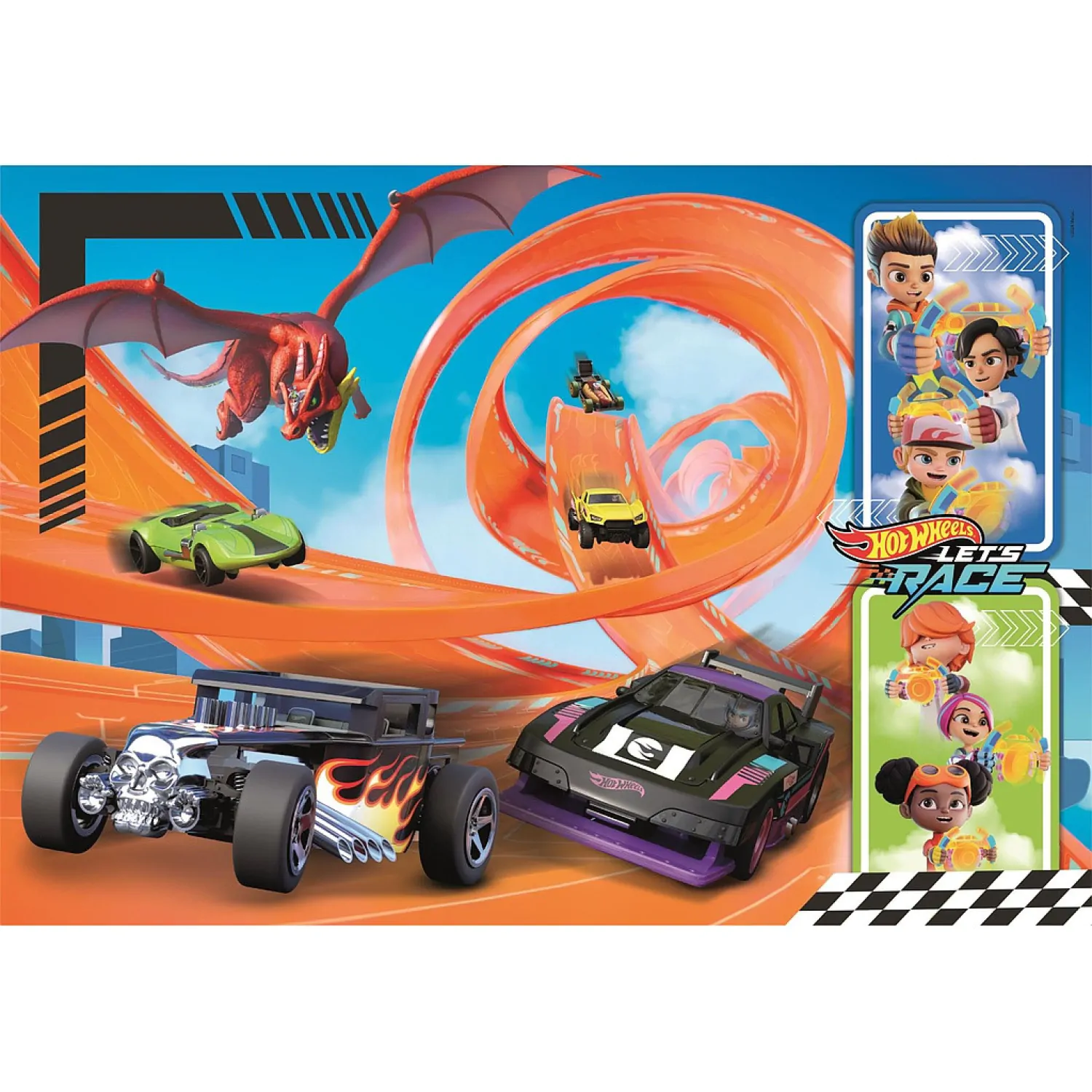 Hot Wheels puzzle 104 komada fotografija proizvoda